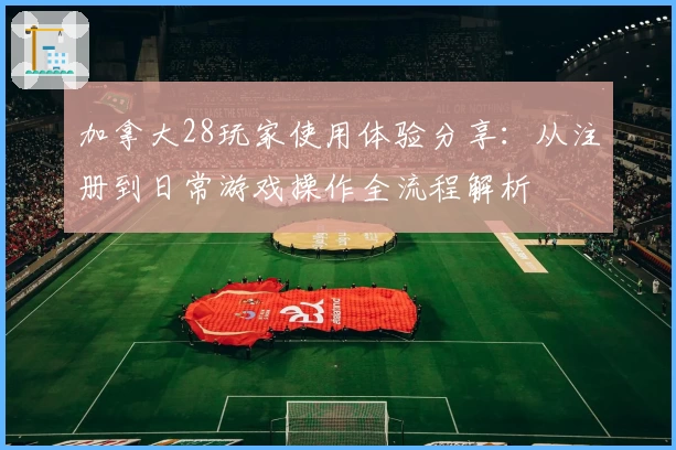 加拿大28玩家使用体验分享:从注册到日常游戏操作全流程解析